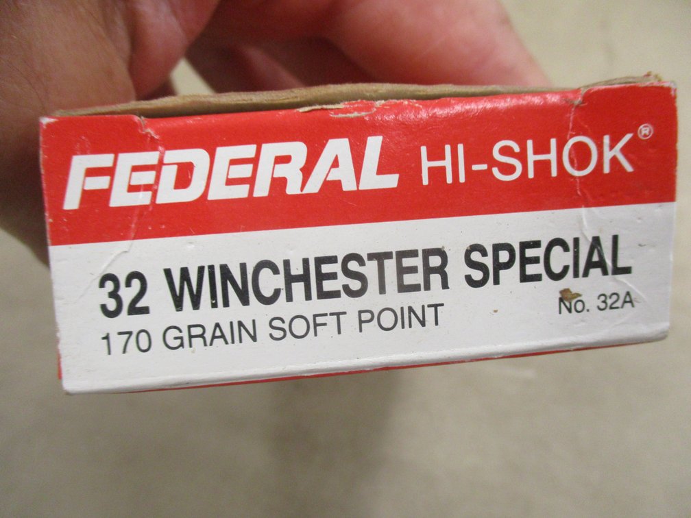 Federal Hi-Shok 32 Winchester Special cartridges 