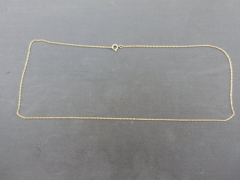 1/20 14k gold rope necklace