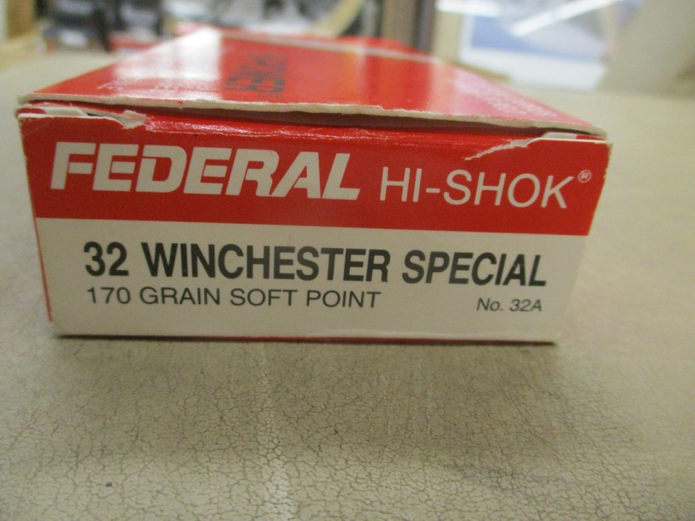 Federal Hi-Shok 32 Winchester Special cartridges 