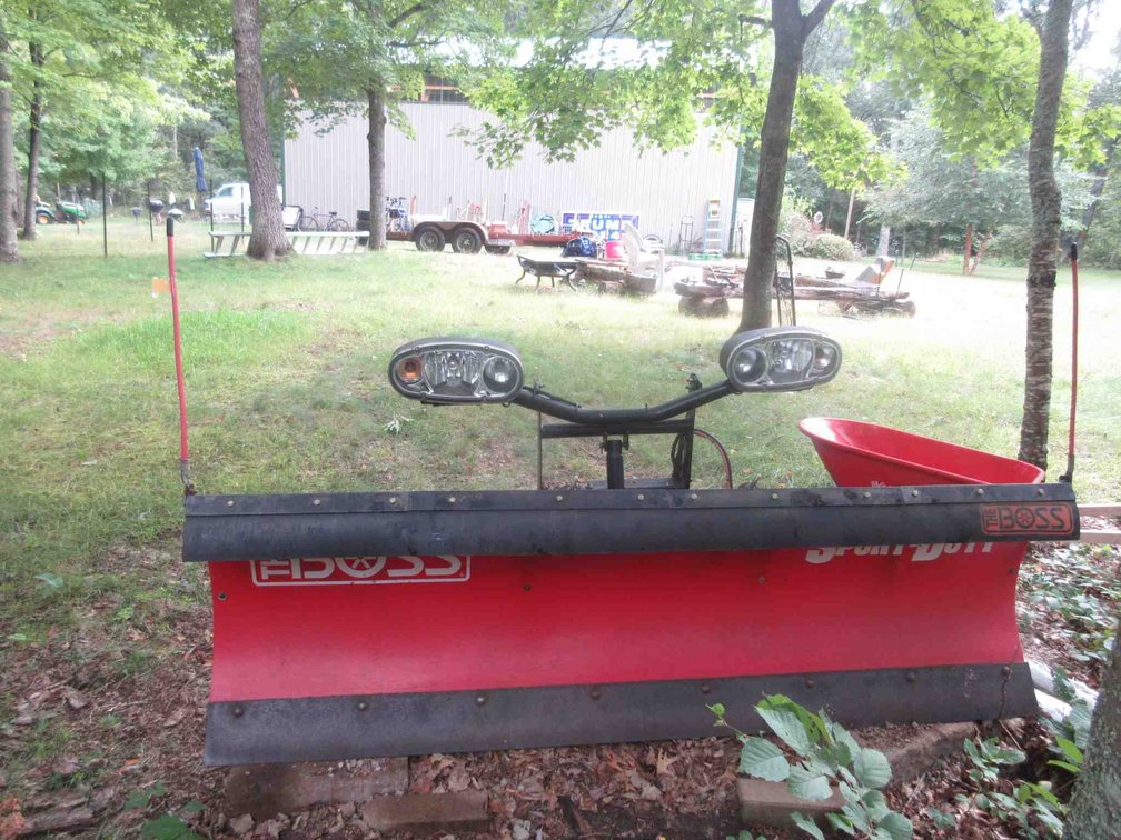 The Boss Sport Duty snow plow for truck