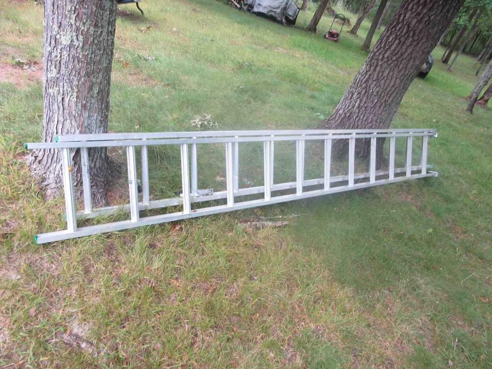 Werner 24ft aluminum extension ladder