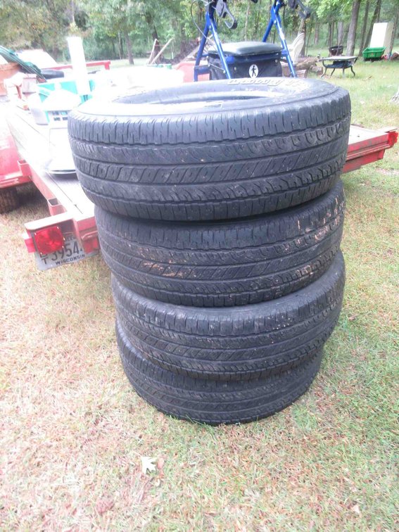 Set of (4) BF Goodrich used tires