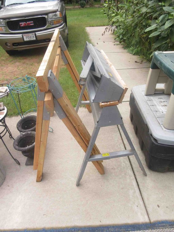 (2) Sets of saw horses