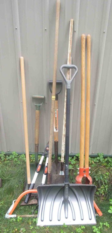 Group of yard tools