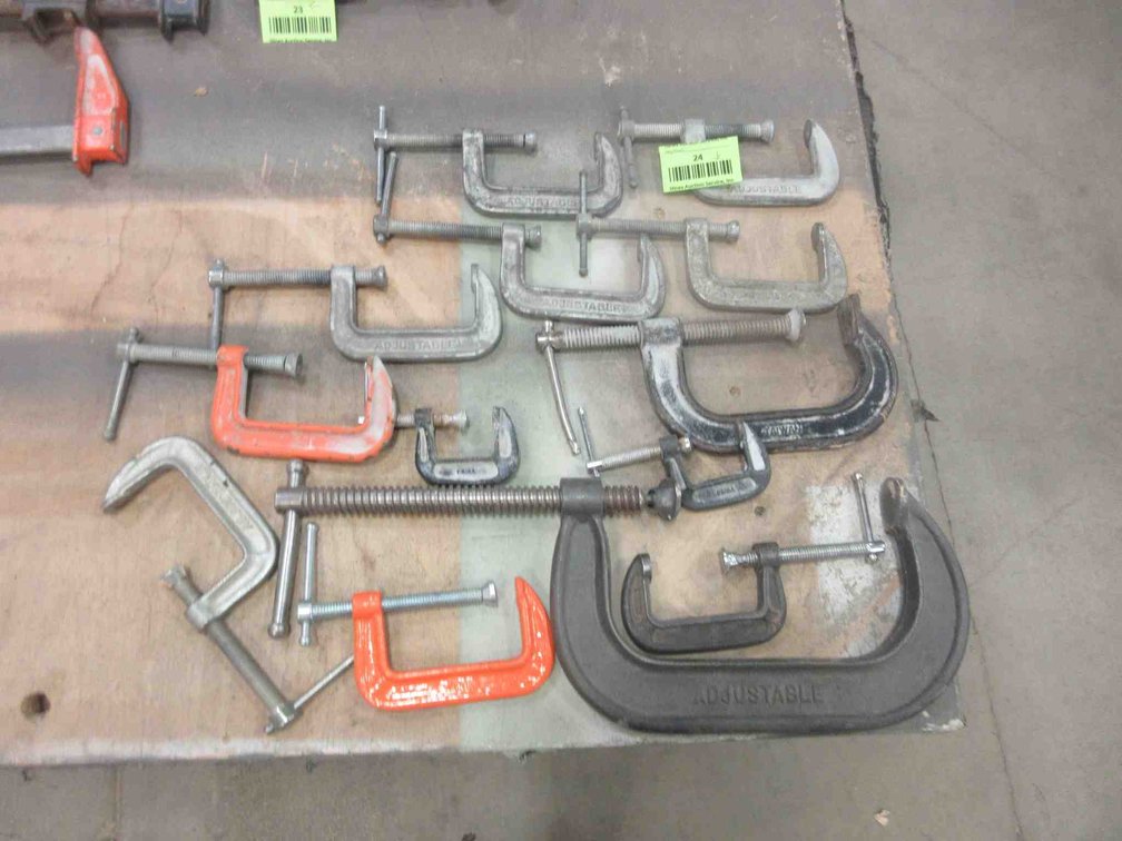 Group of C-clamps