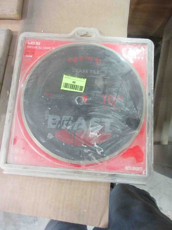 10" Diamond tile blade