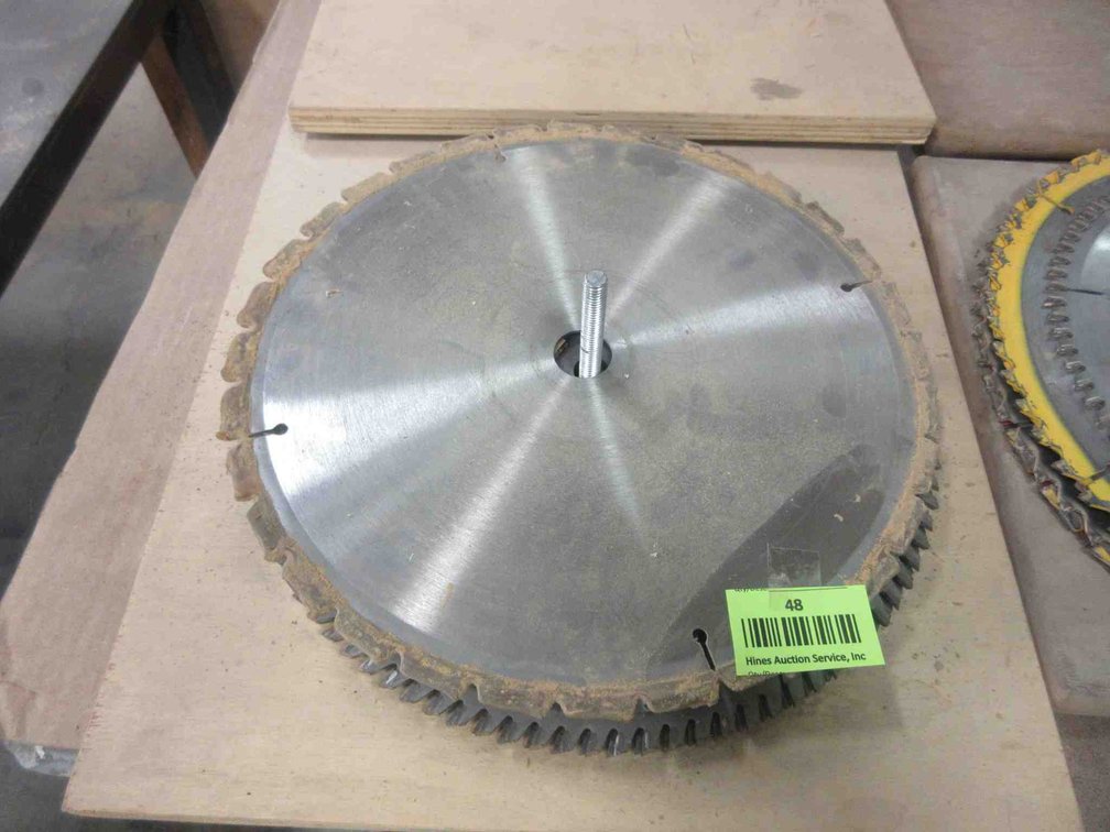 Group of used saw blades