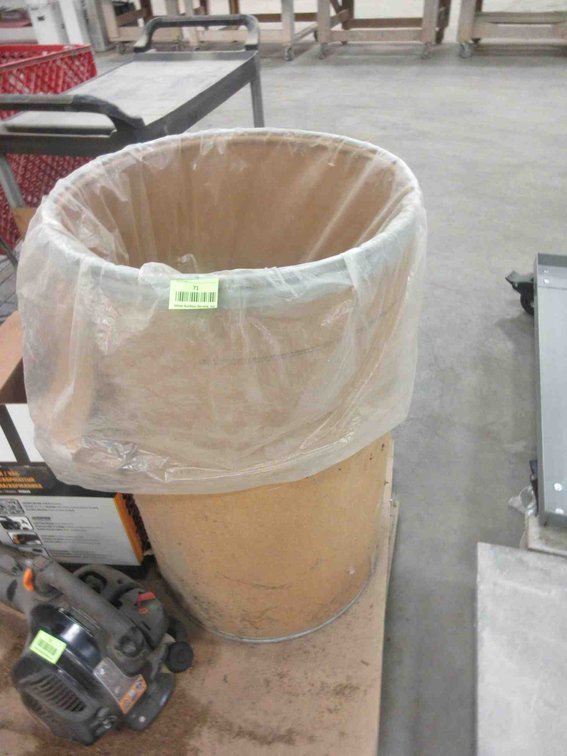 Cardboard with saw dust