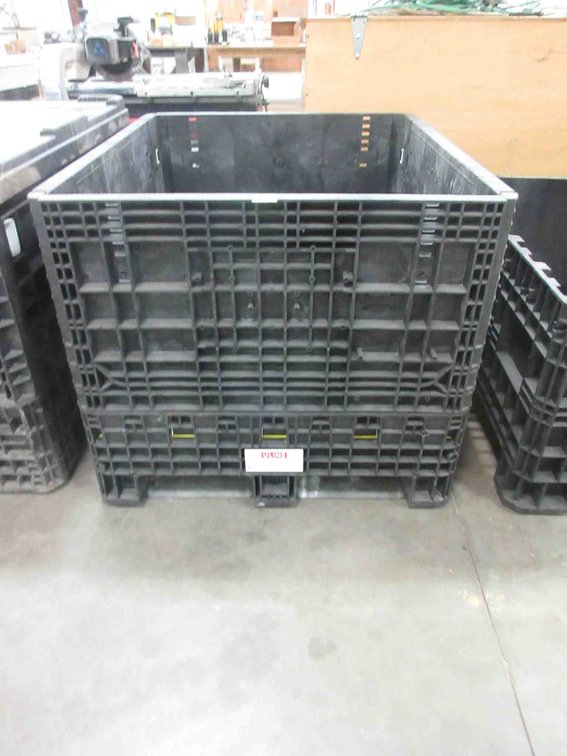 Uline plastic folding crate
