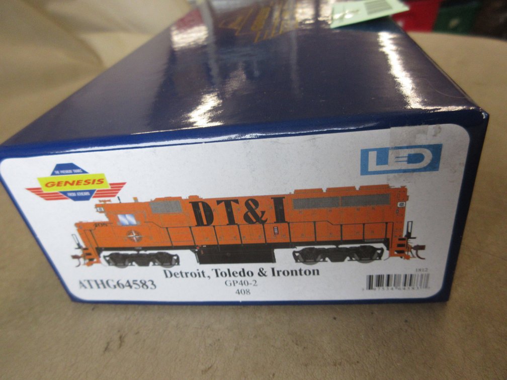 Athearn Genesis Detroit, Toledo, & Ironton GP40-2 408 locomotive