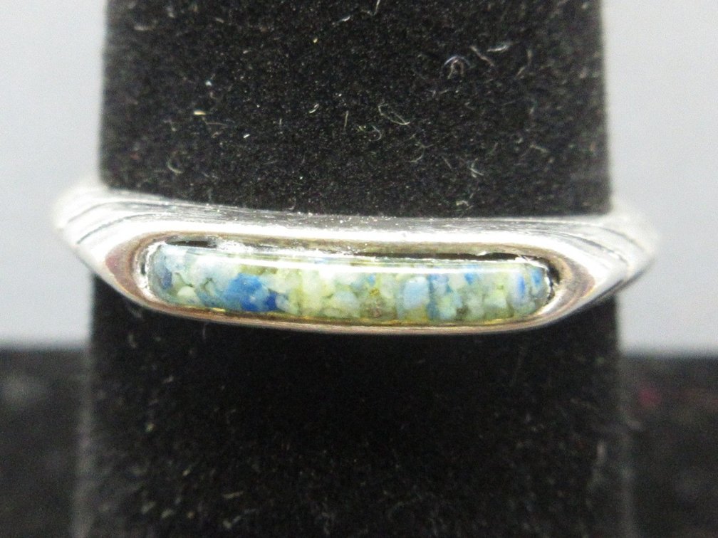 Sterling silver agate ring