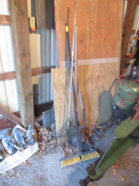 Group of yard tools