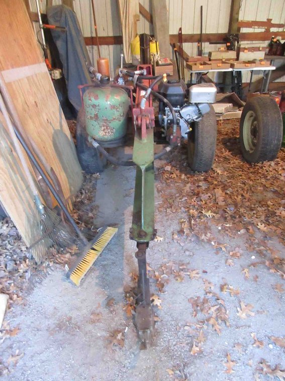 Log splitter on transport