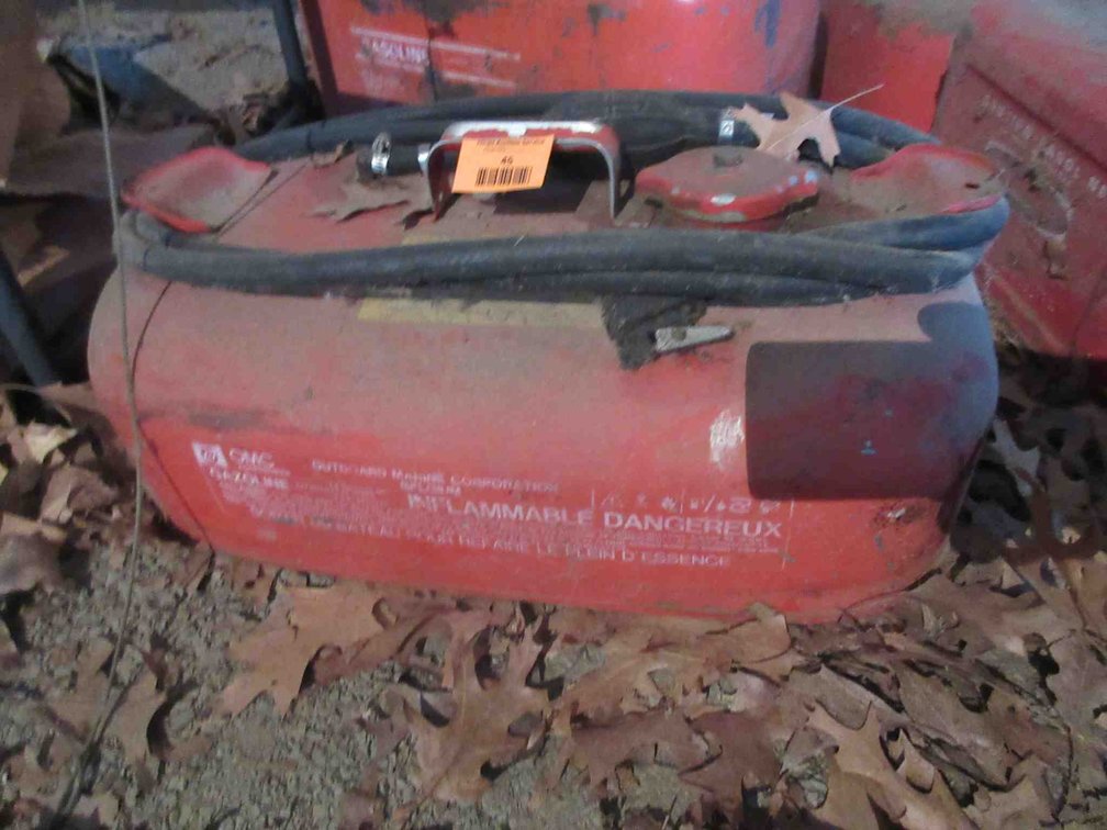 Boat gas tank