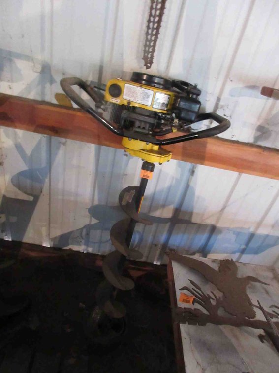 Jiffy gas ice auger