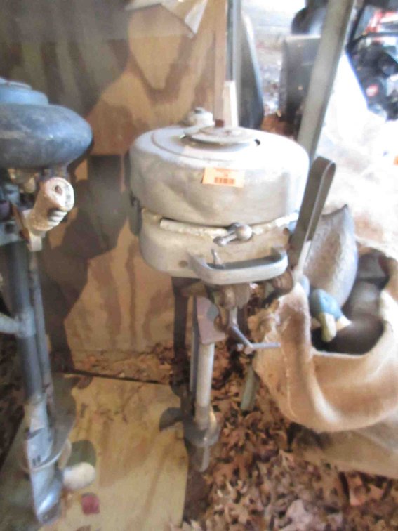 Antique Evinrude outboard motor