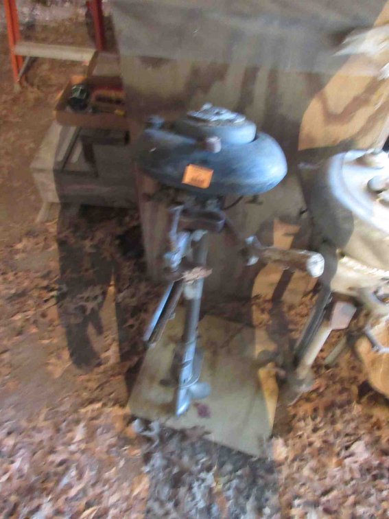 Antique Champion Motors outboard motor