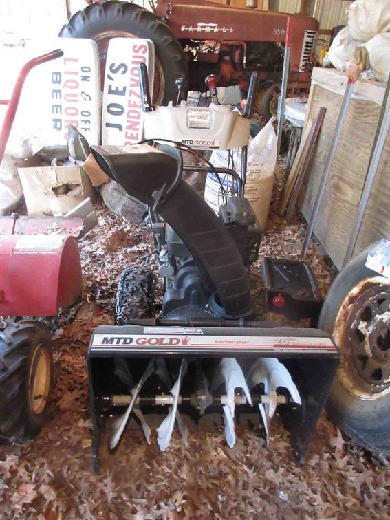 MTD Gold gas snow blower