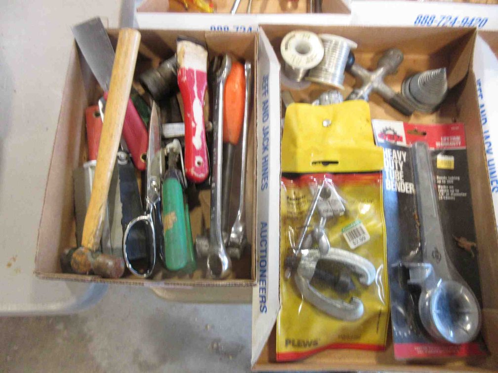 (2) Flats of tools