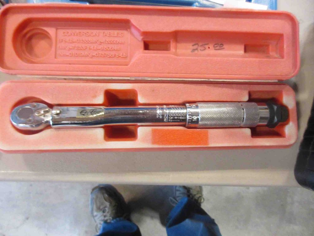 1/4" Torque wrench