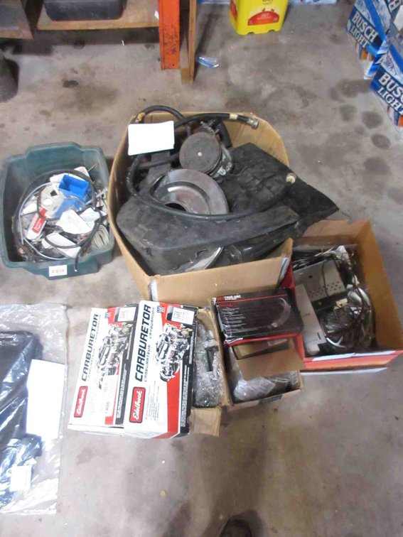 Group of auto parts