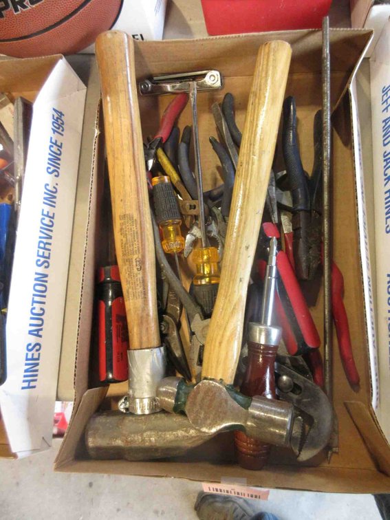 Flat of tools