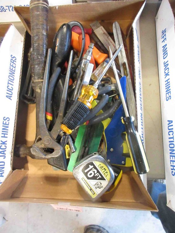 Flat of tools