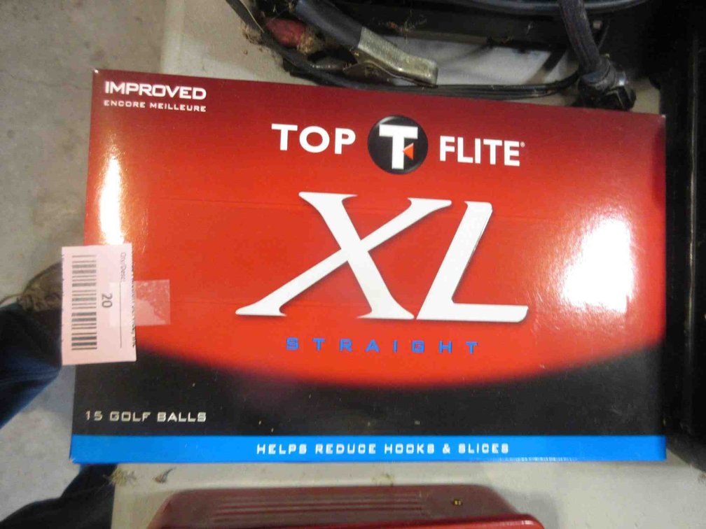 Set of Top Flite XL golf balls