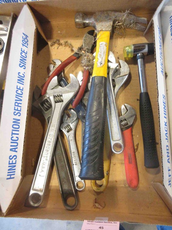 Flat of tools