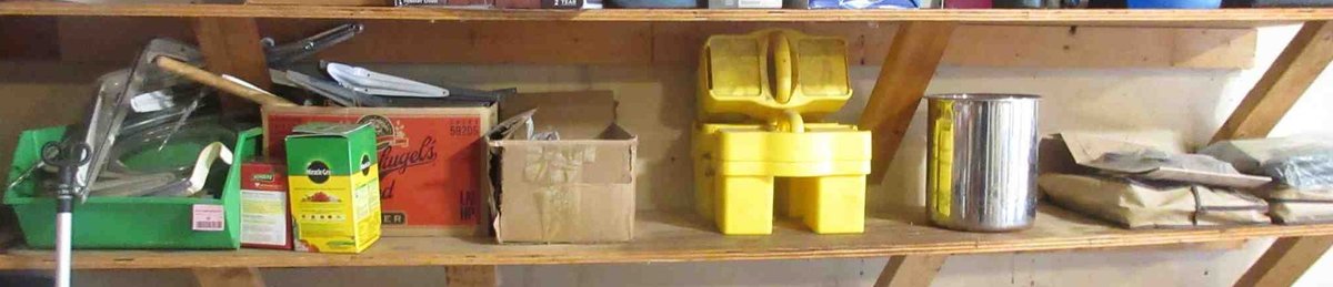 Group on shelf