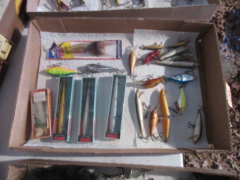 Group of fishing lures