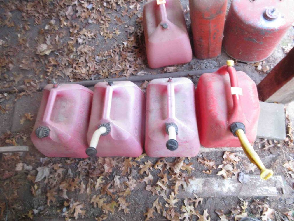 (4) Gas cans