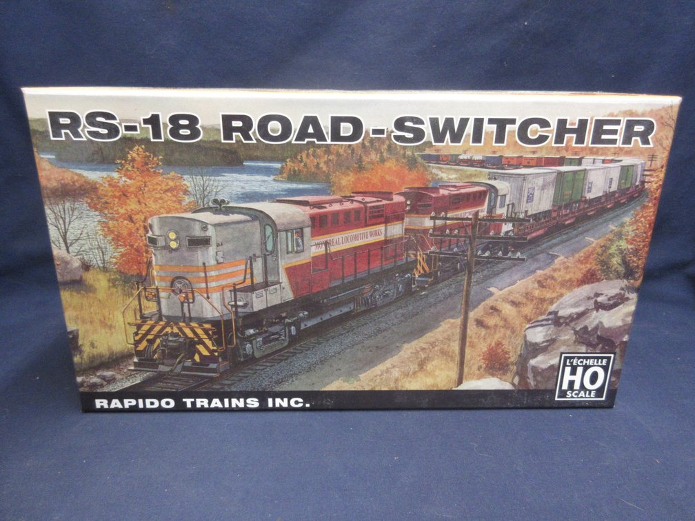 Rapido Trains MLW RS-18-DC Canadian National Stripes HO scale Road-Switcher