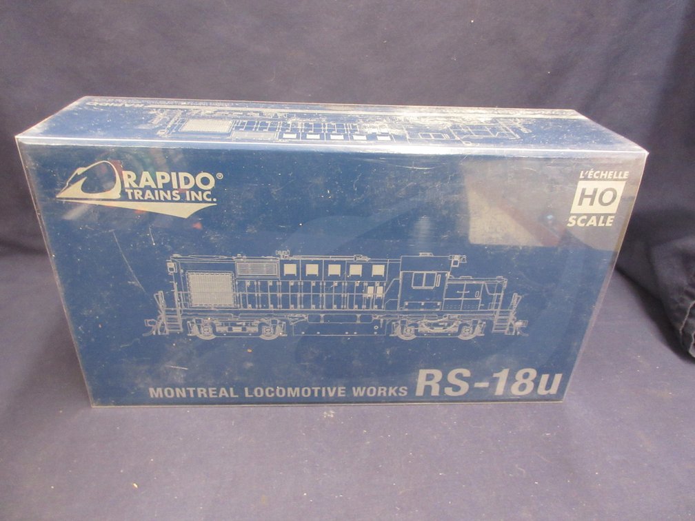 Rapido Trains Montreal Locomotive Works RS-18U HO scale locomotive