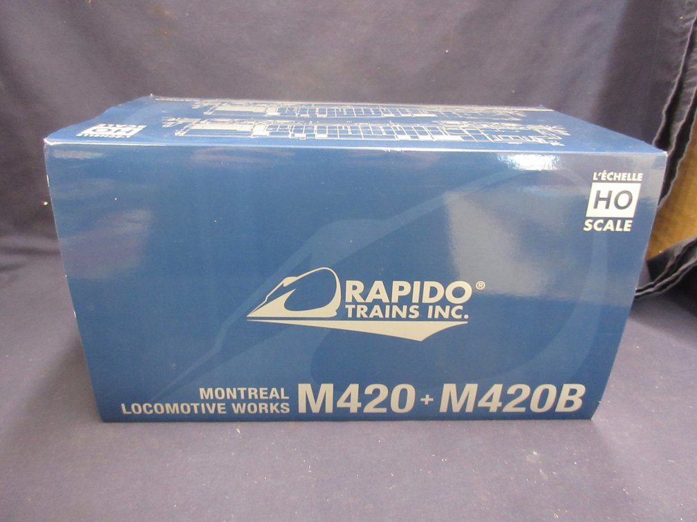 Rapido Trains Montreal Locomotive Works M420 and M420B HO scale locomotives