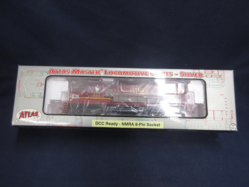 Atlas Silver HO scale C420  locomotive LeHi Valley Road #410
