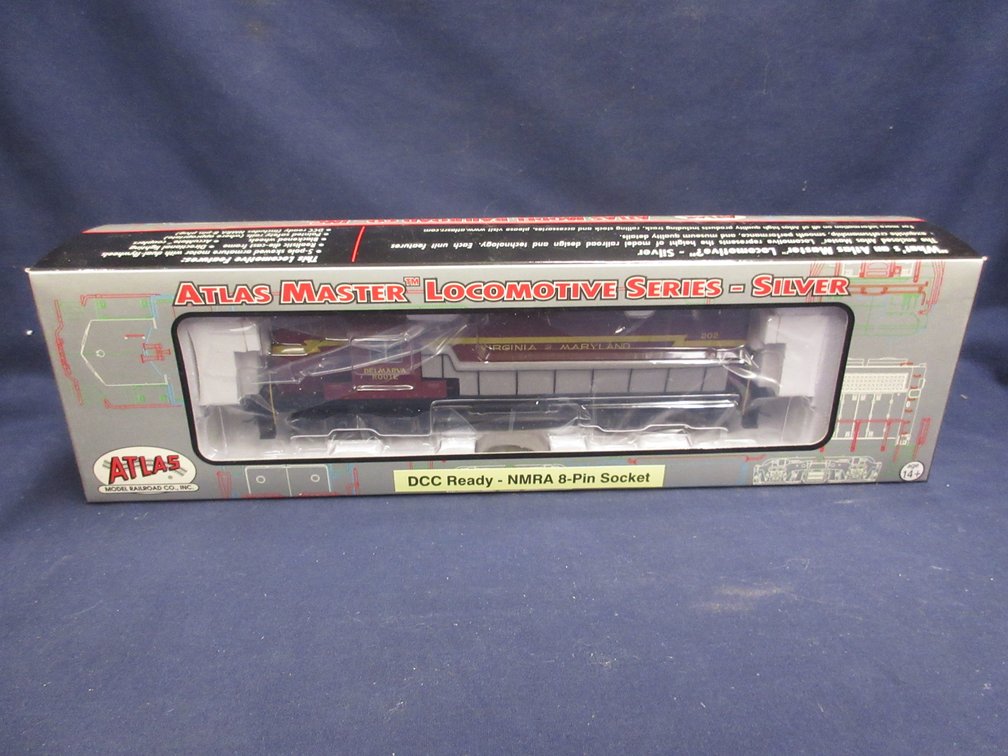 Atlas Silver HO scale C420 locomotive Virginia & Maryland Road #202