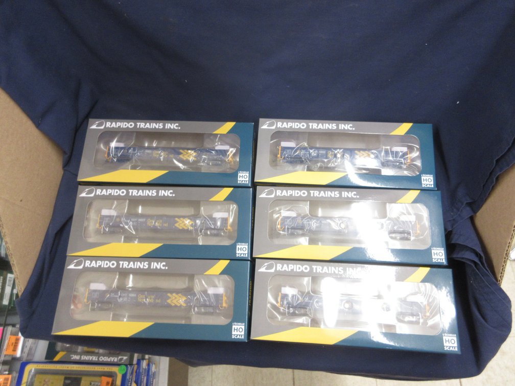(6) Rapido Mill Gondola HO scale cars