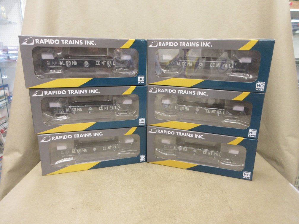 (6) Rapido Mill Gondola HO scale cars