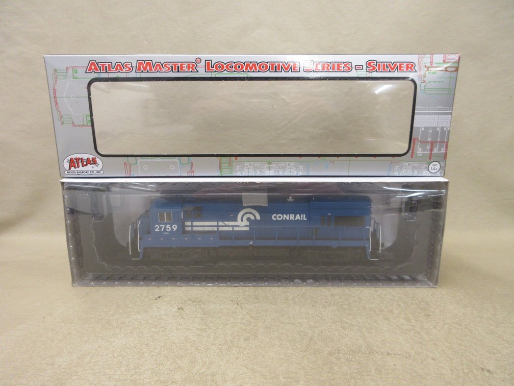 Atlas Silver HO scale U23B Conrail locomotive #2759