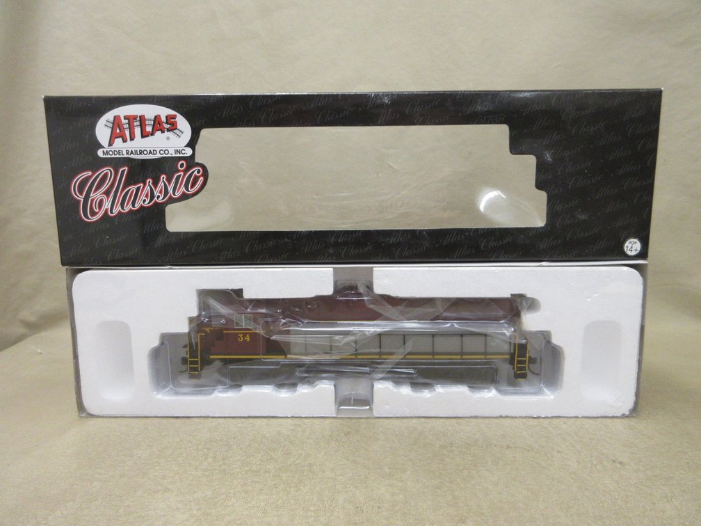 Atlas Classic HO scale locomotive C-424 Arkansas & Missouri #34