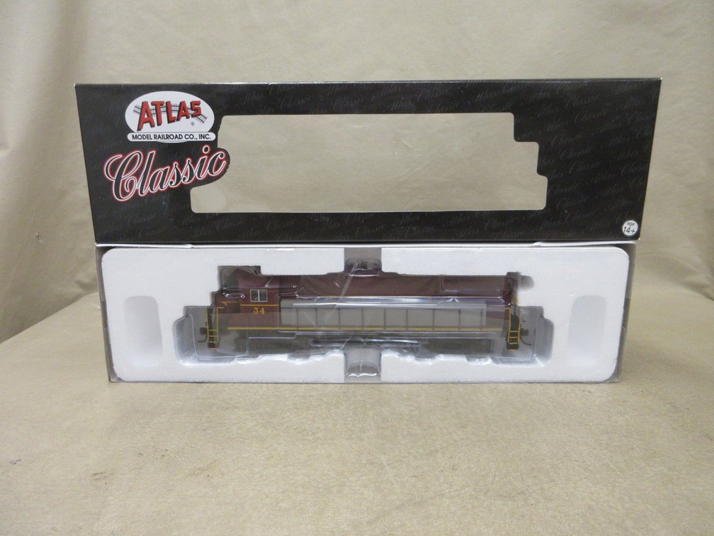 Atlas Classic HO scale locomotive C-424 Arkansas & Missouri #34