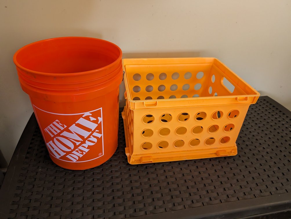 Bucket and Crate 