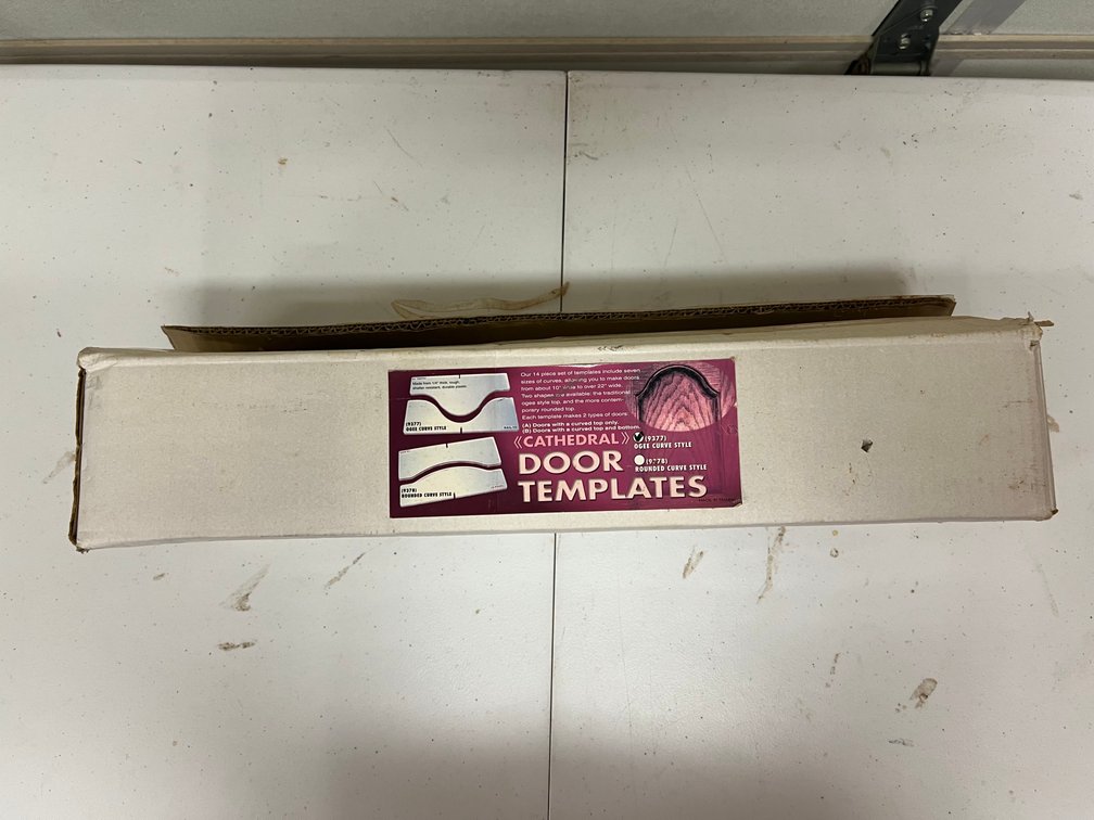 Cathedral Door Templates 18 pieces 
