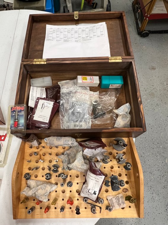 Router Bits & Box 