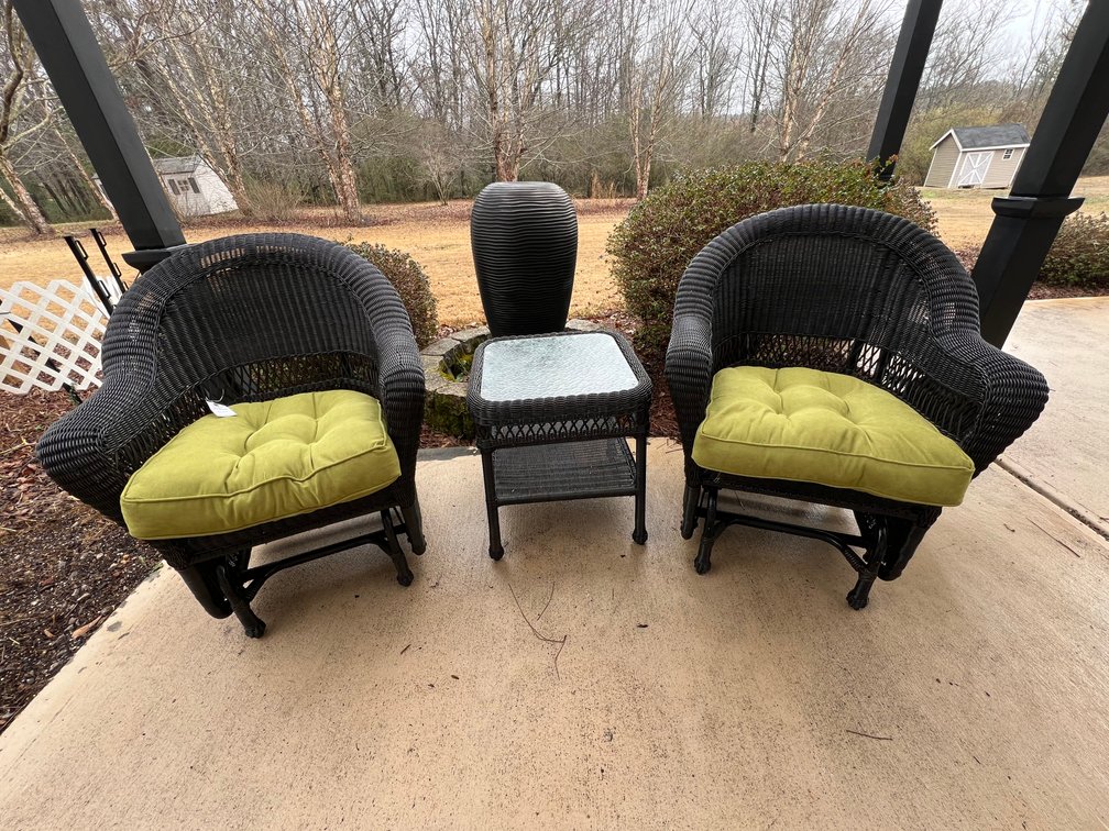 2 Chairs – Stand – Storage 24x24x50