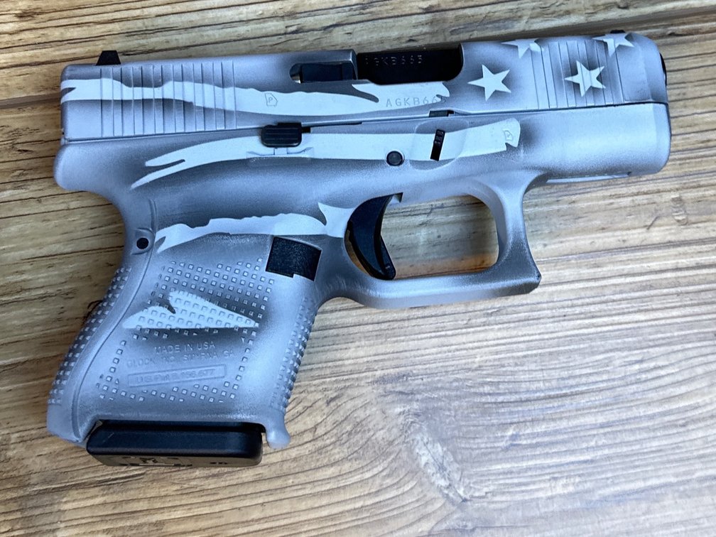 Glock 26 Gen 5 9mm custom flag color