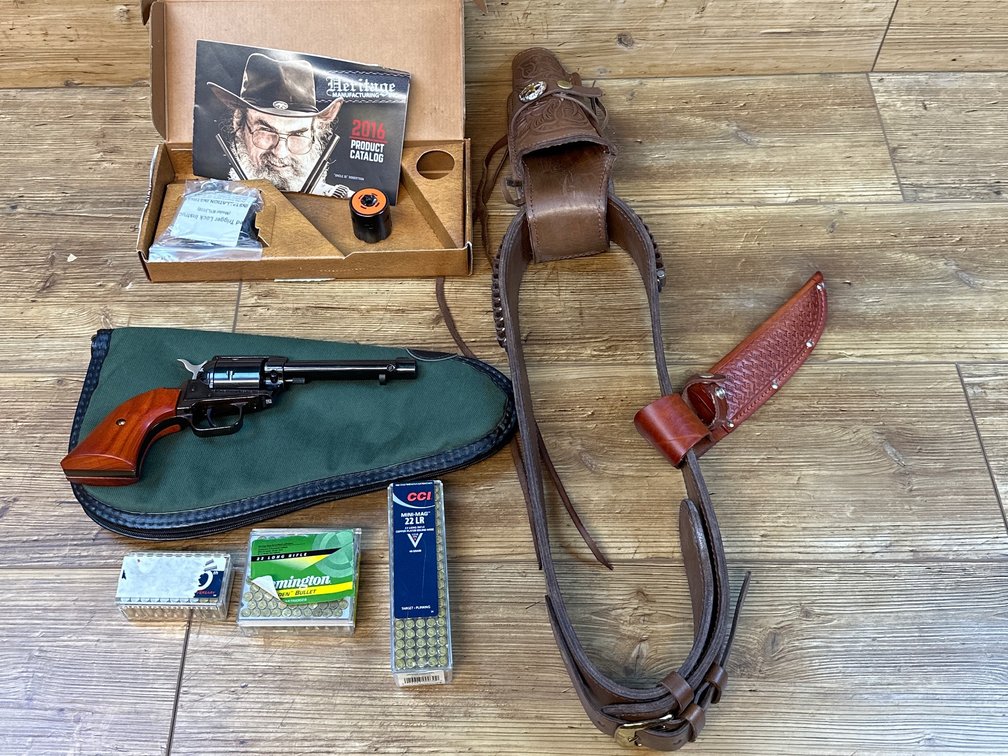 Heritage Rough Rider .22 cal combo