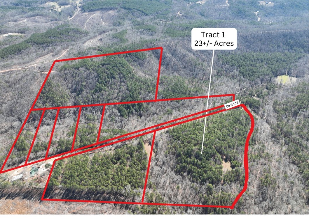 Tract 1 - 23+/- Acres