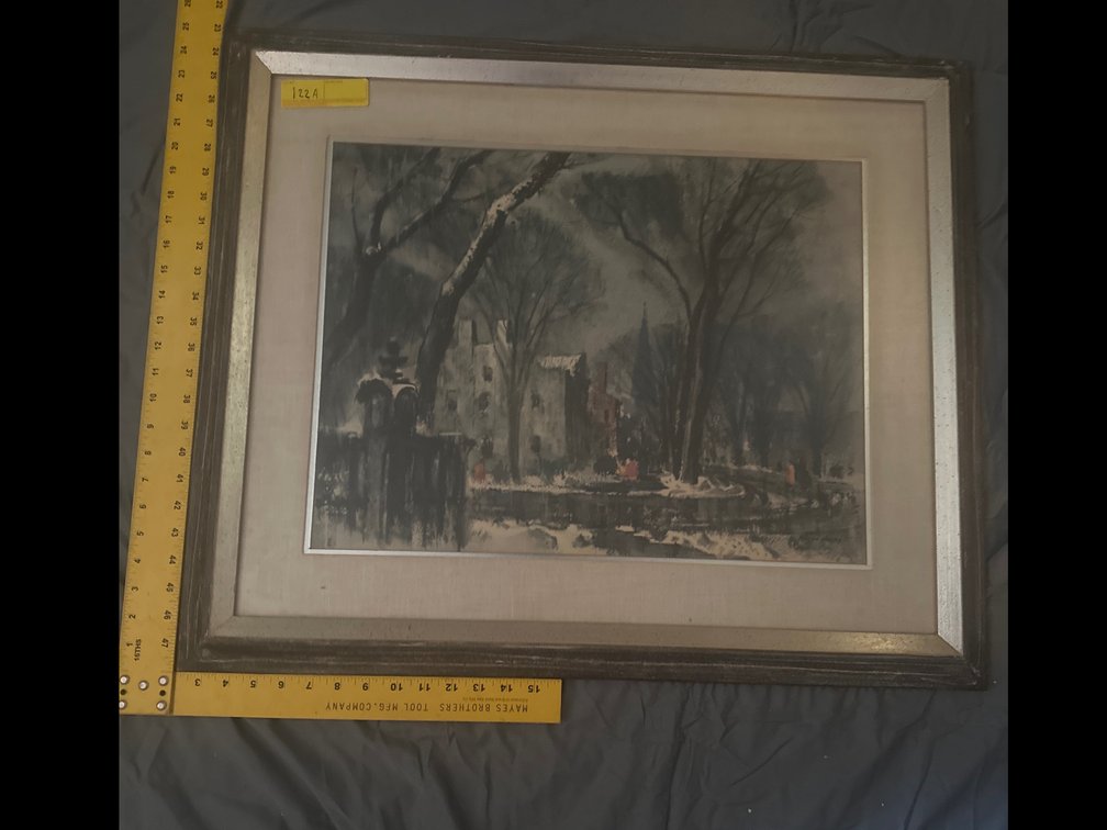 Set of 2 prints of city 